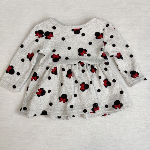 Disney baby mini mouse thin knit dress and leggings set 0-3 months - Picture 2 of 4